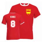 Koke Spain Ringer Tee (red)