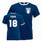 Nabil Fekir France Ringer Tee (blue)