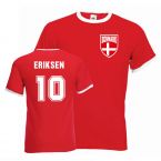 Christian Eriksen Denmark Ringer Tee (red)