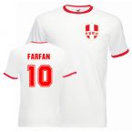 Jefferson Farfan Peru Ringer Tee (white-red)