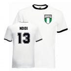 Wilfred Ndidi Nigeria Ringer Tee (white-black)