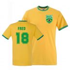 Fred Brazil Ringer Tee (yellow)