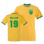 Willian Brazil Ringer Tee (yellow)