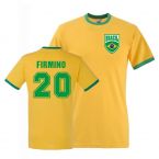 Roberto Firmino Brazil Ringer Tee (yellow)