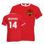 Dries Mertens Belgium Ringer Tee (red)