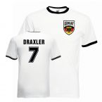 Julian Draxler Germany Ringer Tee (white-black)