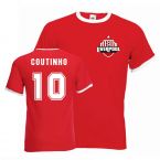 Philipe Coutinho Liverpool Ringer Tee (red)