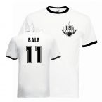 Gareth Bale Real Madrid Ringer Tee (white-black)