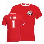 Manuel Neuer Bayern Munich Ringer Tee (red)