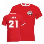 Philipp Lahm Bayern Munich Ringer Tee (red)