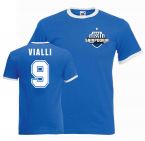 Gianluca Vialli Sampdoria Ringer Tee (blue)