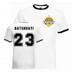 Michy Batshuayi Valencia Ringer Tee (white-black)