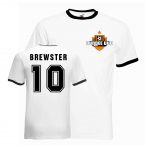 Craig Brewster Dundee United Ringer Tee (white-black)