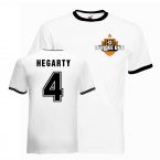 Paul Hegarty Dundee United Ringer Tee (white-black)