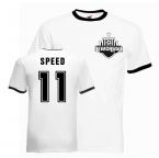 Gary Speed Newcastle Ringer Tee (white-black)