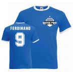 Les Ferdinand Qpr Ringer Tee (blue)