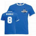 Chris Waddle Sheffield Wednesday Ringer Tee (blue)