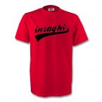 Filippo Inzaghi Ac Milan Signature Tee (red) - Kids