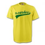 Roberto Carlos Brazil Signature Tee (yellow) - Kids