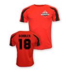 Paul Scholes Man Utd Sports Training Jersey (red) - Kids