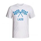 Lazio Waving Flags T-shirt (white) - Kids