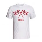 Roma Waving Flags T-shirt (white) - Kids