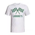 Ludogrets Waving Flags T-shirt (white) - Kids