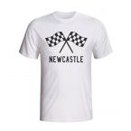 Newcastle Waving Flags T-shirt (white) - Kids