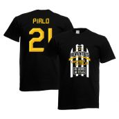 2012 Juventus Champions T-Shirt (Black) - Pirlo 21