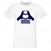 Gareth Bale Incredibale T-Shirt (White) - with number