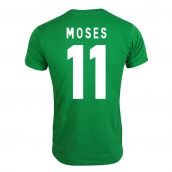 2013 Nigeria CAF Winners T-Shirt (Green) - Moses 11