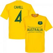 Australia Cahill 4 Team T-Shirt - Yellow