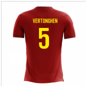 2025-2026 Belgium Airo Concept Home Shirt (Vertonghen 5) - Kids