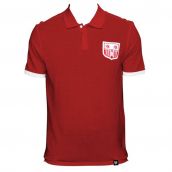 Southampton Retro Red Polo Shirt