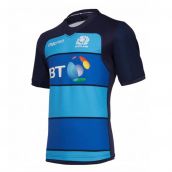 Scotland 2018-2019 Rugby Training Jersey (Blue) - Kids
