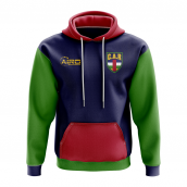 Central African Republic Concept Country Football Hoody (Navy)