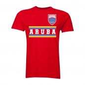Aruba Core Football Country T-Shirt (Red)