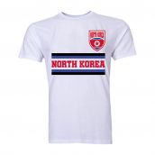 North Korea Core Football Country T-Shirt (White)