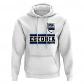 Estonia Core Football Country Hoody (White)