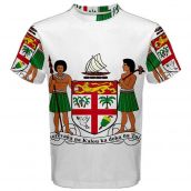 Fiji Coat of Arms Sublimated Sports Jersey