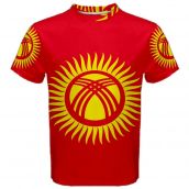Kyrgyzstan Flag Sublimated Sports Jersey