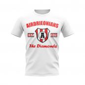 Airdrieonians Established Football T-Shirt (White)