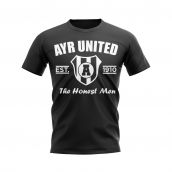 Ayr United Established Football T-Shirt (Black)