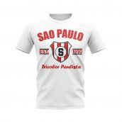 Sao Paolo Established Football T-Shirt (White)