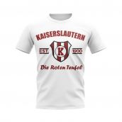 Kaiserslautern Established Football T-Shirt (White)