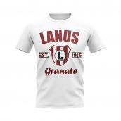 Lanus Established Football T-Shirt (White)