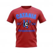 Catania Established Football T-Shirt (Red)