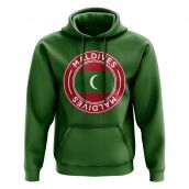 Maldives Football Badge Hoodie (Green)