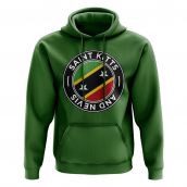 Saint Kitts and Nevis Football Badge Hoodie (Green)