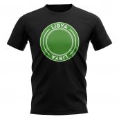 Libya Football Badge T-Shirt (Black)